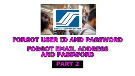 sss forgot email and password|Forgot Username / Password .